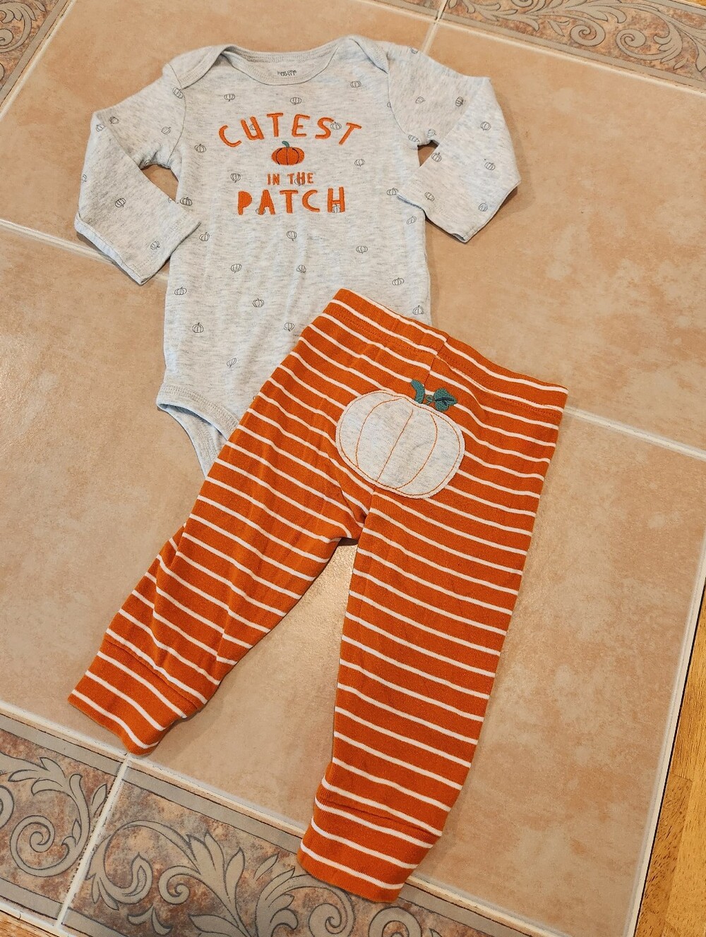 12 Months Baby Gap Pumpkin Patch Outfit